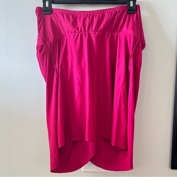 Coco Contours Clarity Bandeau Bra Sized Tankini Top Keepsake DEEP FUSCHIA,10/34D - Picture 12 of 15